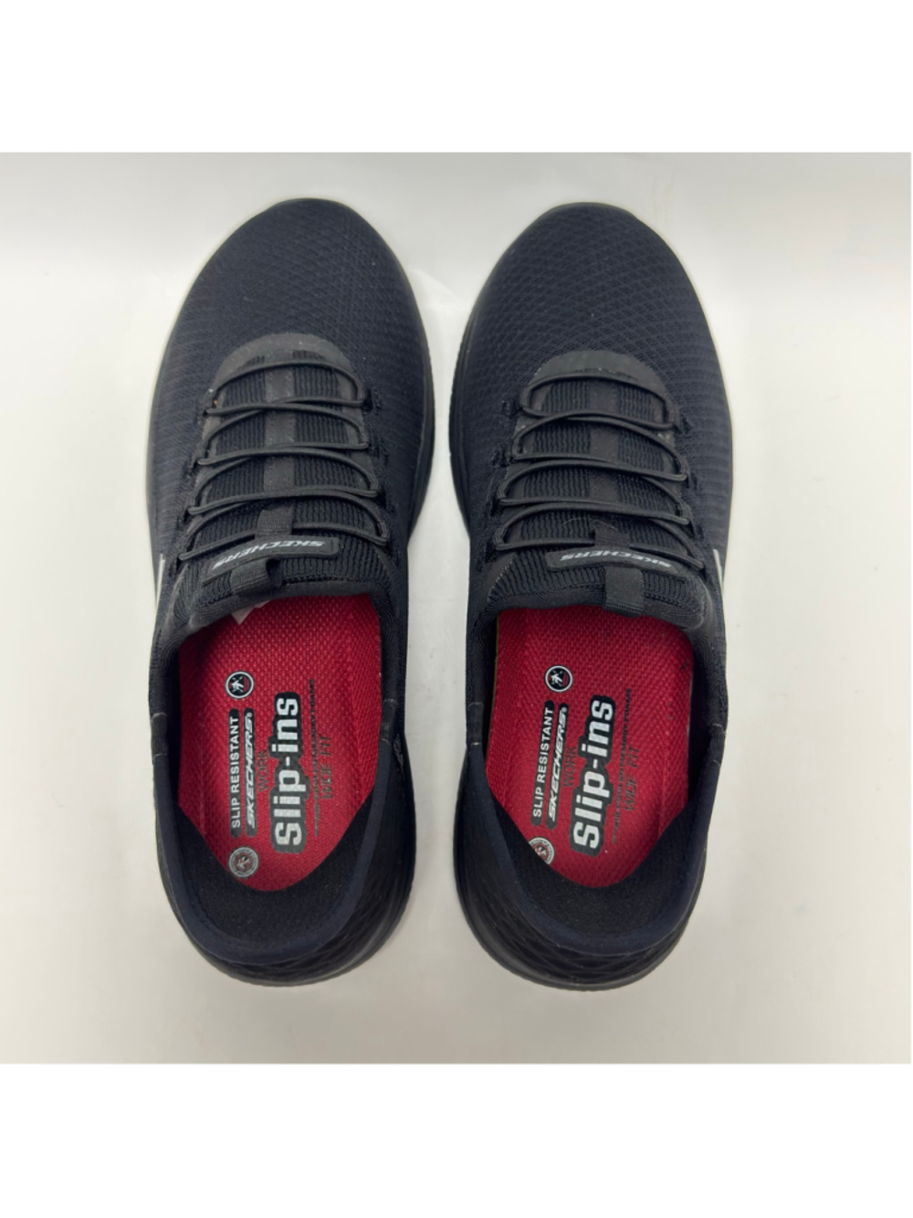 Skechers Slip-ins Work Summits SR Air Cooled Memory Foam Sneakers Black Size 9 - Picture 3 of 13